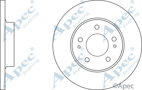 APEC BRAKING Тормозной диск DSK3090